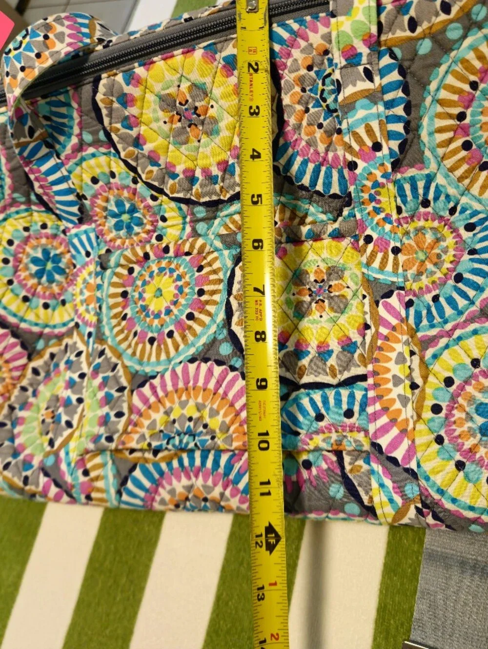 Vera Bradley Quilted Medallion-Print Travel Tote Bag in Multicolor